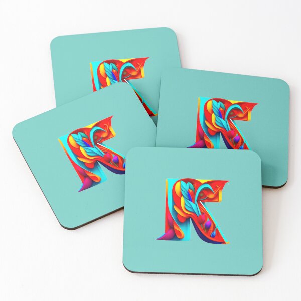 Item preview, Colourful Letter K designed and sold by HiveMechs.