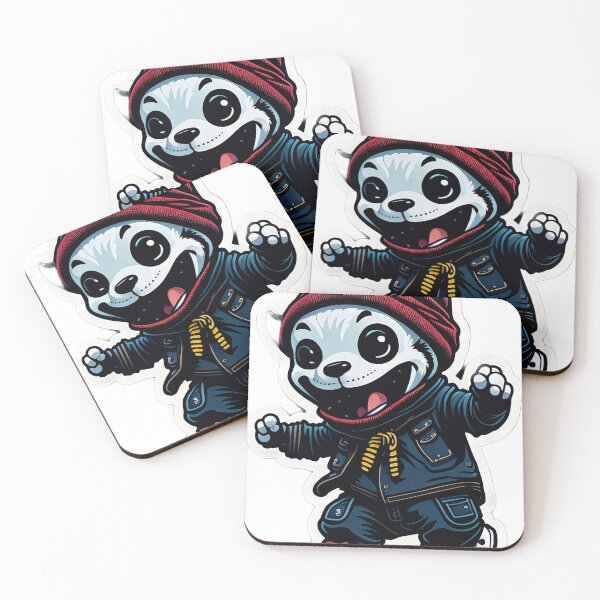 Item preview, smiley Panda running illustration designed and sold by Artify Illustrator.