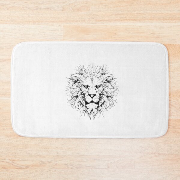 Item preview, lion line art designed and sold by DeluxBee.