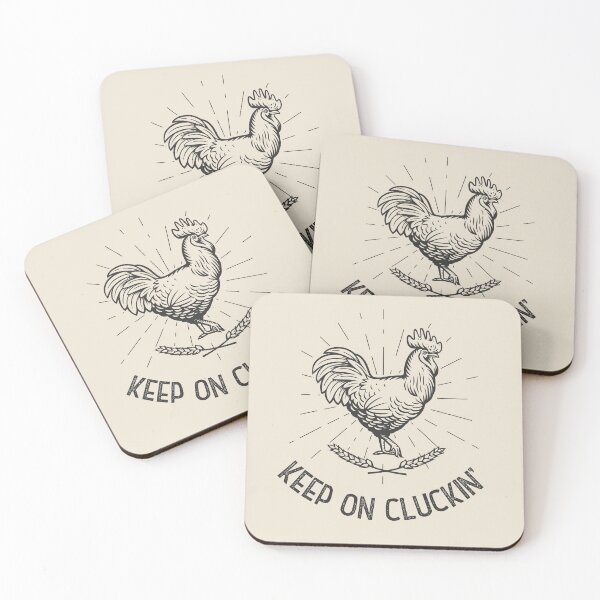 Item preview, Keep on Clucking' - Raising Chickens, Backyard Chicken Coop, Roosters designed and sold by MyThirdFavorite.