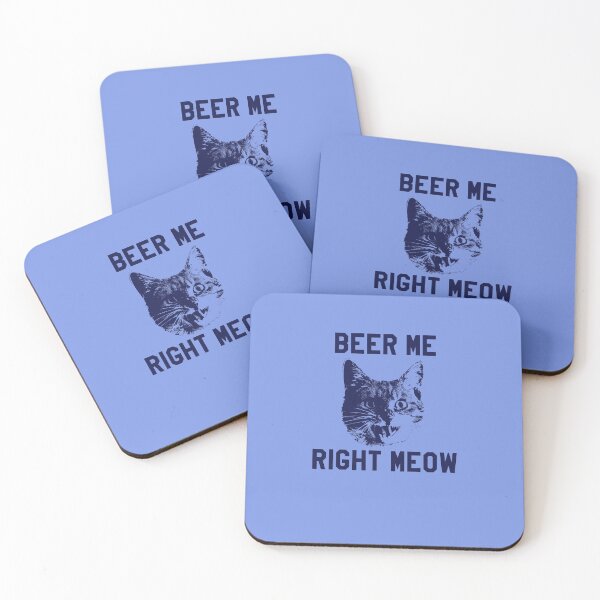Item preview, Beer Me Right Meow Funny Cat Beer Graphic Tee designed and sold by JamesPerezd.
