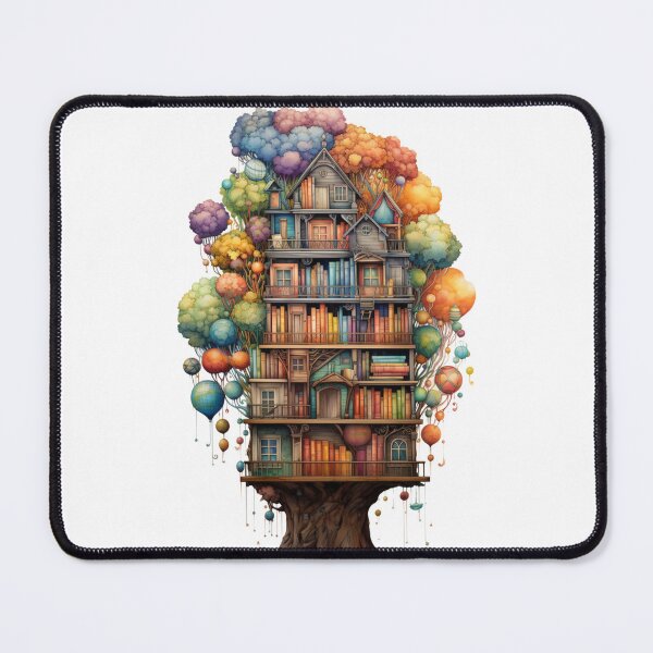 Item preview, Treehouse with Books designed and sold by ComerPrintCo.