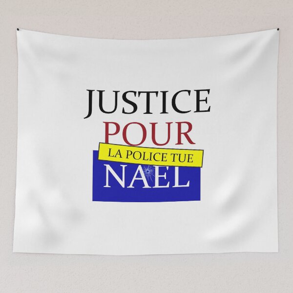 Item preview, Justice Pour Nael La Police Tue designed and sold by WilliamsGFX.
