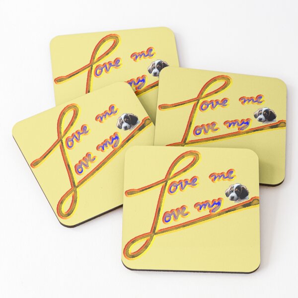 Item preview, Love me, love my dog designed and sold by Zunko.