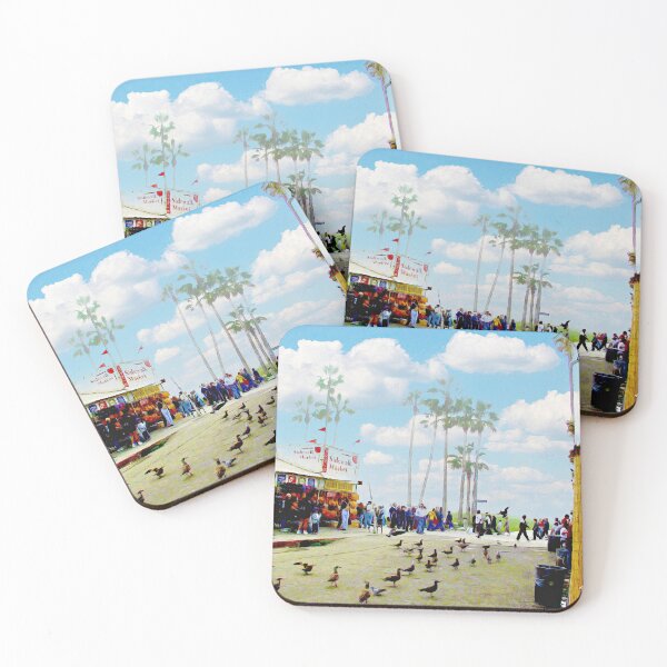 Item preview, SIDEWALK MARKET IN VENICE BEACH designed and sold by ArtbyRolleen.