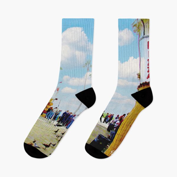 Item preview, SIDEWALK MARKET IN VENICE BEACH designed and sold by ArtbyRolleen.