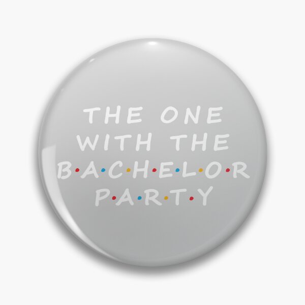Item preview, The one with the bachelor party designed and sold by FanCollection.