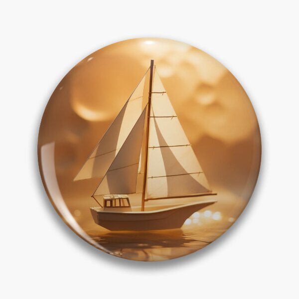 Artikelvorschau, Golden Hour Tranquil Waters Segelboot Nr. 01 entworfen und verkauft von AirborneMark.