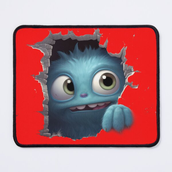 Item preview, Peek-a-Boo , Cute monster peeking through designed and sold by Very Peculiar.