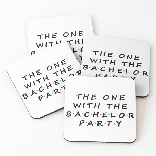 Item preview, The one with the bachelor party designed and sold by FanCollection.