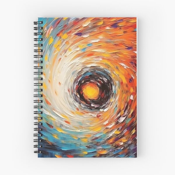 Item preview, Abstract Painting of a Red and Blue Swirl designed and sold by Craft-Vision.