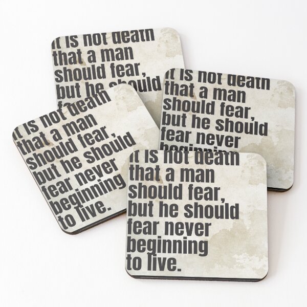 Item preview, Quotes Daily Stoic It Is Not Death Marcus Aurelius designed and sold by artbibun.