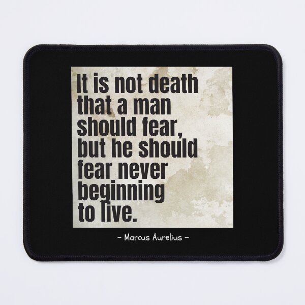 Item preview, Quotes Daily Stoic It Is Not Death Marcus Aurelius designed and sold by artbibun.
