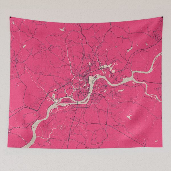 Item preview, Pyongyang City Map of North Korea  - Blossom designed and sold by deMAP.