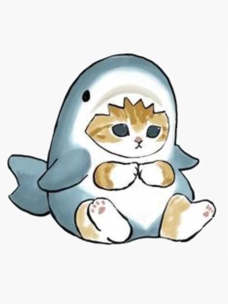 Kitten shop shark costume