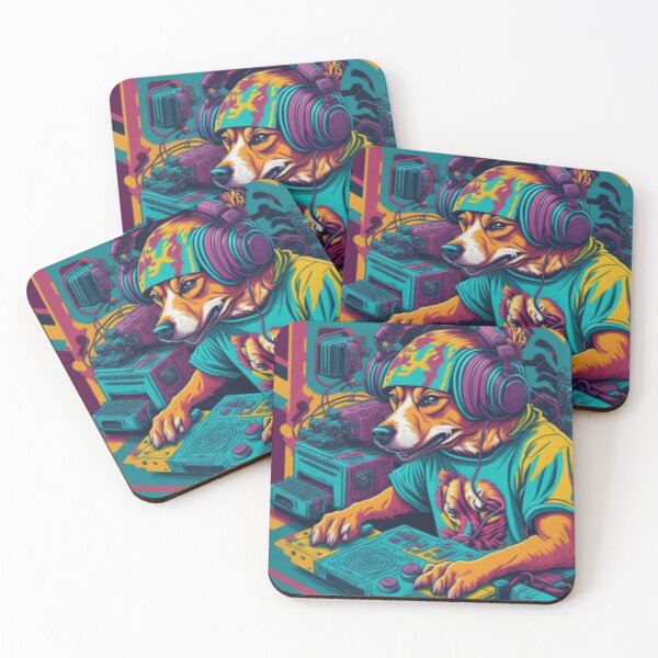 Item preview, dog playing video game designed and sold by Gisely Bispo.