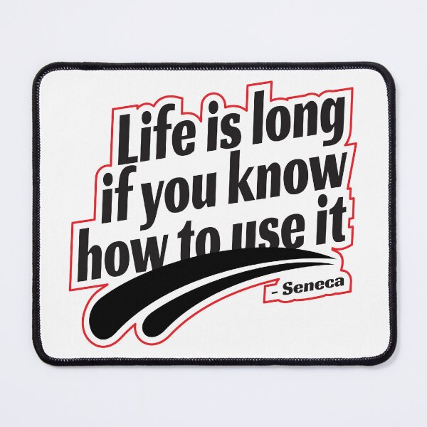 Item preview, Quotes Daily Stoic Life Is Long Saneca designed and sold by artbibun.
