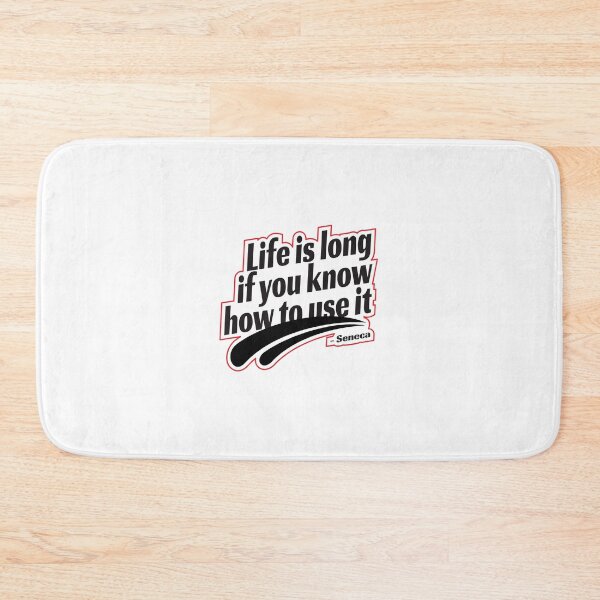 Item preview, Quotes Daily Stoic Life Is Long Saneca designed and sold by artbibun.