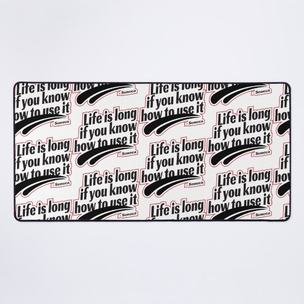 Item preview, Quotes Daily Stoic Life Is Long Saneca designed and sold by artbibun.