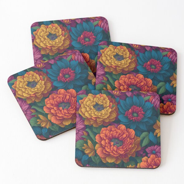 Item preview, Rainbow Blossoms: Seamless Repeating Patterns Digital Art designed and sold by DesignArtEmpire.