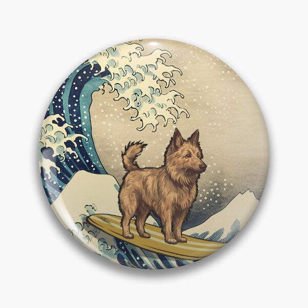 Item preview, Berger Picard Kanagawa Japanese Surfing Wave designed and sold by rafaeltto.