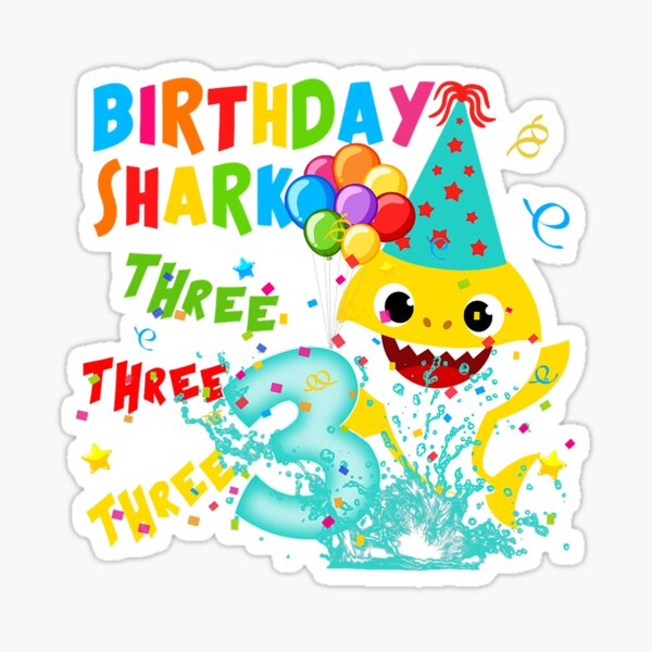 3rd sharky birthday for Hungry Shark!