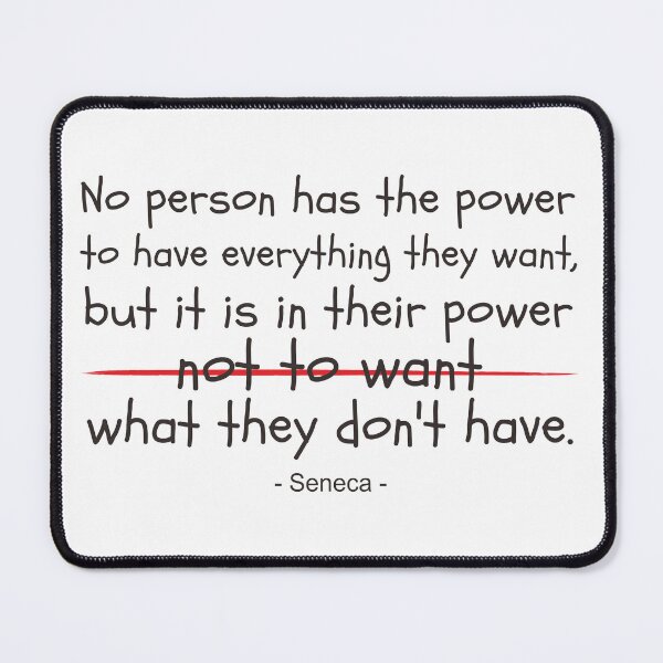 Item preview, Quotes Daily Stoic No Person Power Saneca designed and sold by artbibun.