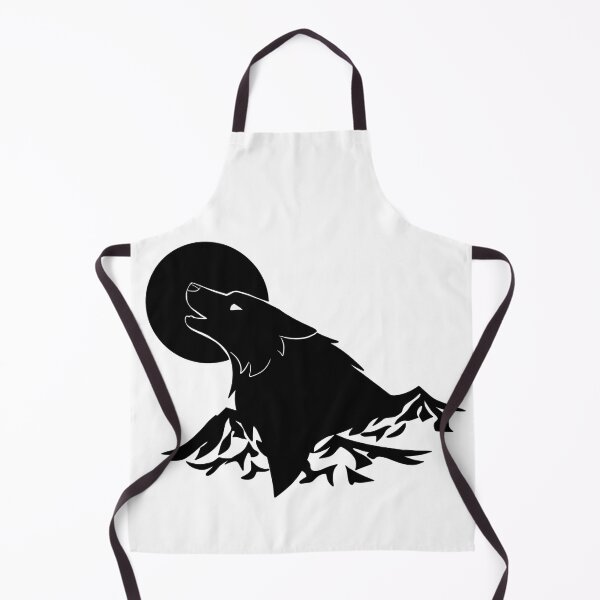 Item preview, Wolf in the mountains silhouette designed and sold by CreationsByBear.