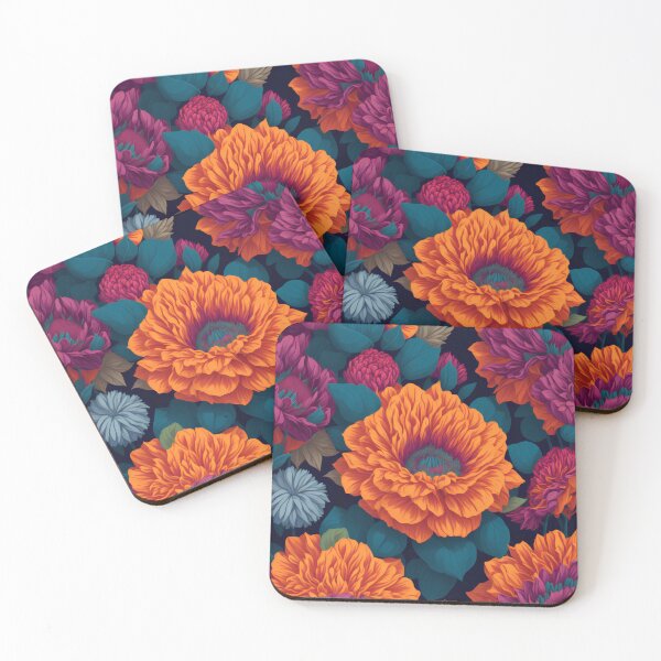 Item preview, Flat Illustration Bliss: Seamless Repeating Floral Patterns designed and sold by DesignArtEmpire.