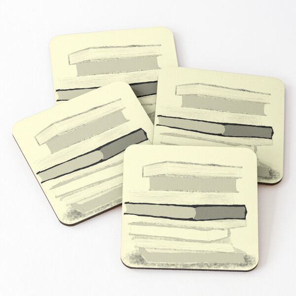 Item preview, Scholar's Bookstack Black And White designed and sold by CopperButtercup.