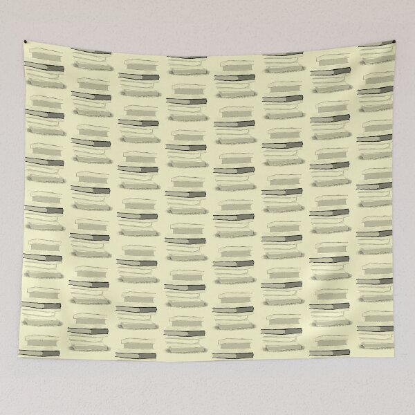 Item preview, Scholar's Bookstack Black And White designed and sold by CopperButtercup.