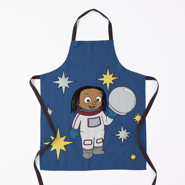 Item preview, Astronaut (with plaits or dreadlocks) and stars  designed and sold by ThingsByNin.
