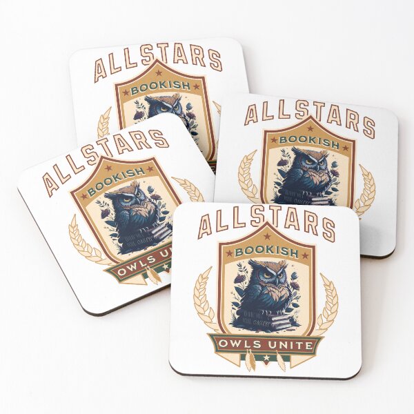 Item preview, Allstars Bookish Owls Unite designed and sold by ThiagoSDantas.