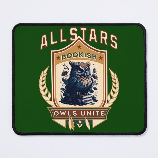 Item preview, Allstars Bookish Owls Unite designed and sold by ThiagoSDantas.
