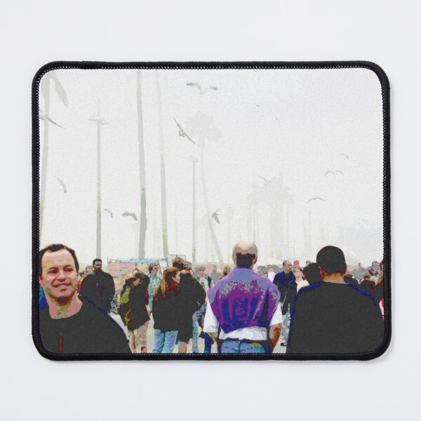 Item preview, VENICE BEACH, BIRDS AND CROWDS designed and sold by ArtbyRolleen.