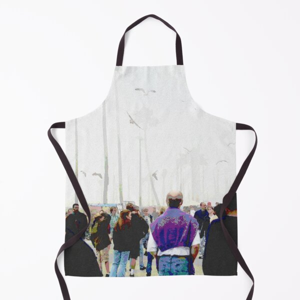 Item preview, VENICE BEACH, BIRDS AND CROWDS designed and sold by ArtbyRolleen.