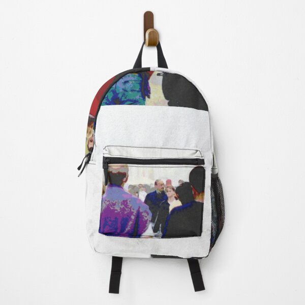 Item preview, VENICE BEACH, BIRDS AND CROWDS designed and sold by ArtbyRolleen.