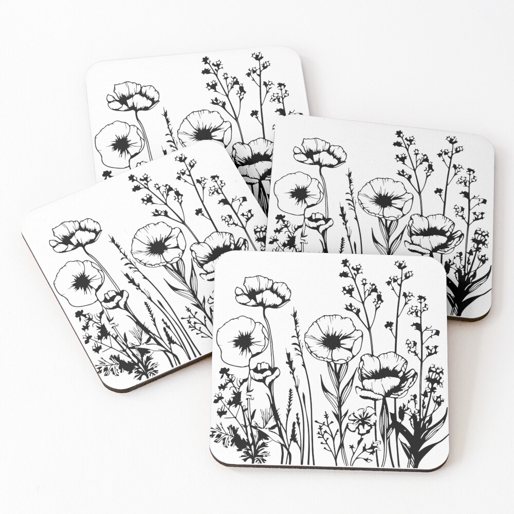Item preview, Coasters (Set of 4) designed and sold by LizzyGraphics.