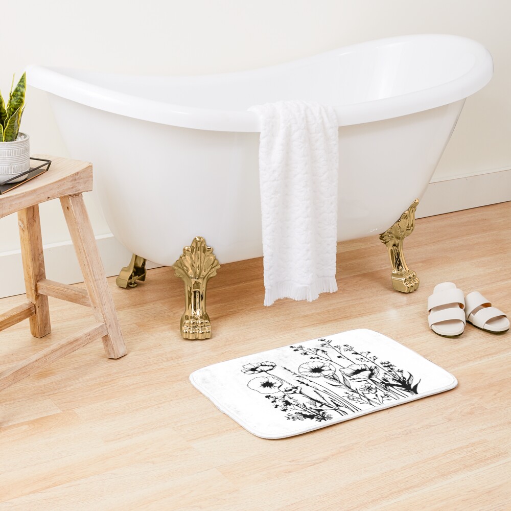 Item preview, Bath Mat designed and sold by LizzyGraphics.