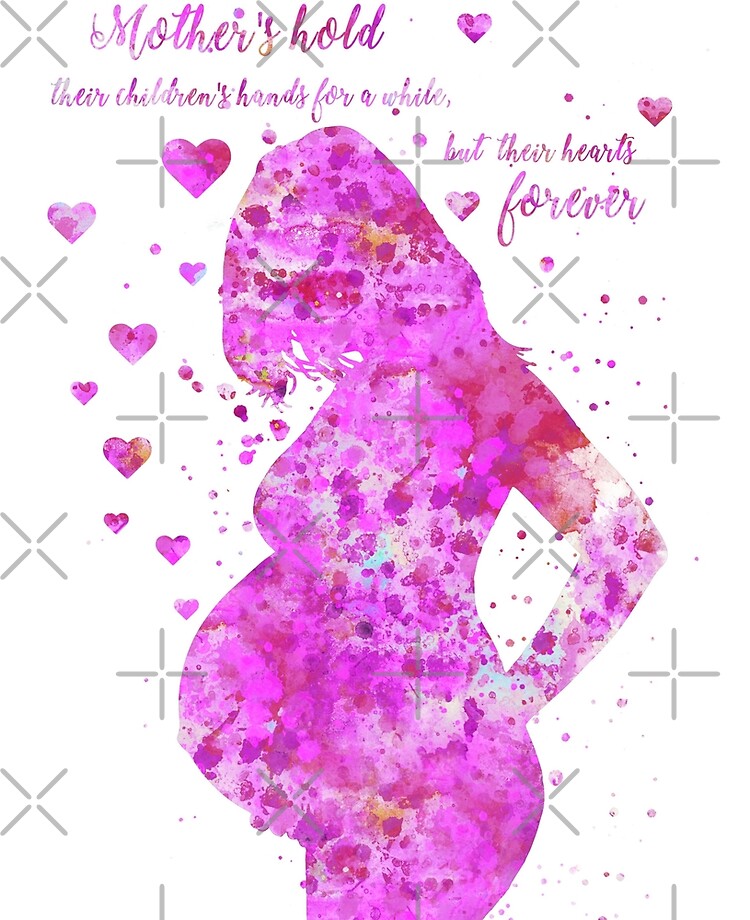 Coque Et Skin Adhesive Ipad Grossesse Femme Enceinte Grossesse Aquarelle Aquarelle Femme Enceinte Citation De La Maternite Par Rosaliartbook Redbubble