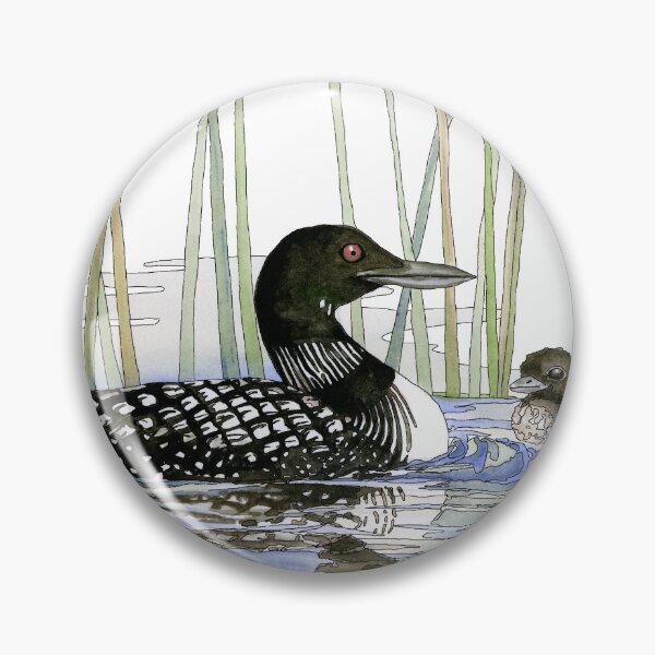 Item preview, Watercolor and Ink Loons designed and sold by kamkam19.