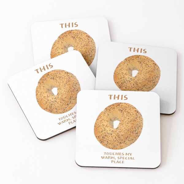 Item preview, This Touches My Warm, Special Place - BAGEL designed and sold by PoppysPrintings.