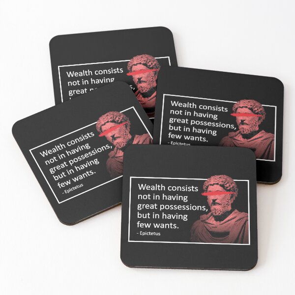 Item preview, Quotes Daily Stoic Wealth Consist Epictetus designed and sold by artbibun.