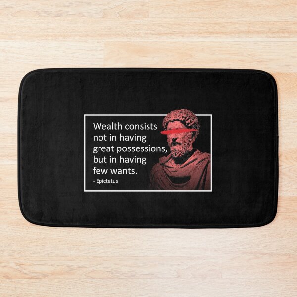 Item preview, Quotes Daily Stoic Wealth Consist Epictetus designed and sold by artbibun.