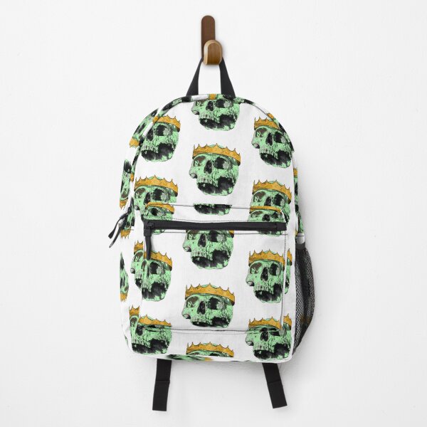Item preview, Queen - Green skull (side view) with crown designed and sold by Whimsy Trail Co.