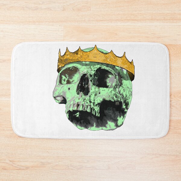 Item preview, Queen - Green skull (side view) with crown designed and sold by m-yoga-store.