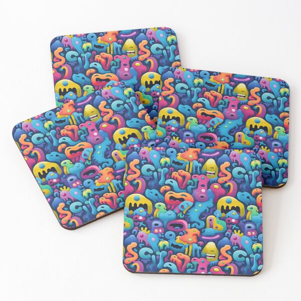Item preview, Colorful Cartoon ShapesPattern designed and sold by excelente.