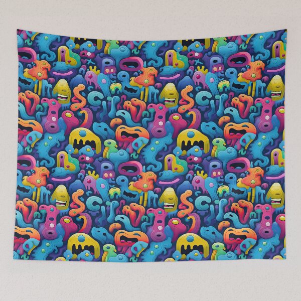 Item preview, Colorful Cartoon ShapesPattern designed and sold by excelente.