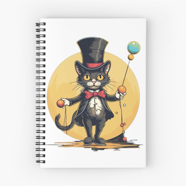 Item preview, Sophisticated kitty juggling in a tux and top hat designed and sold by liana campbell.