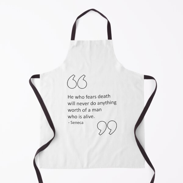 Item preview, Quotes Daily Stoic Who Fears Saneca designed and sold by artbibun.